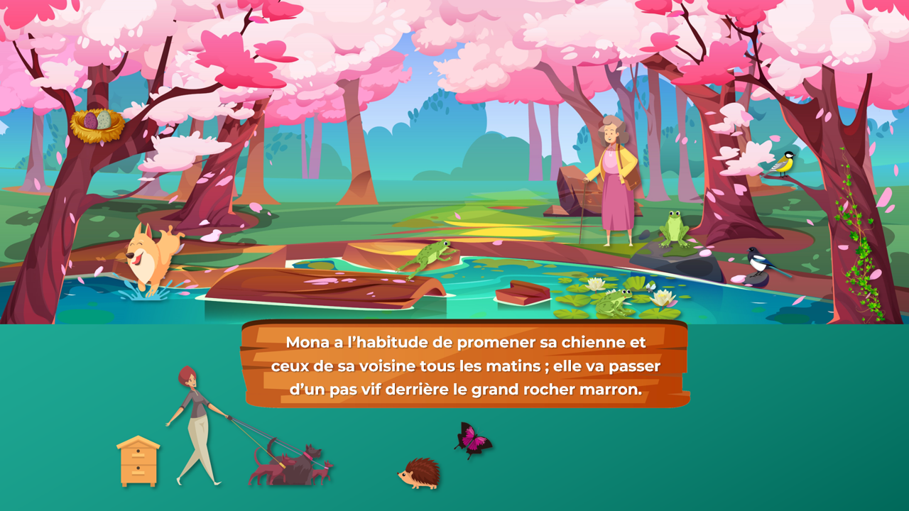 Créations orthophoniques Lecture Il se passe au printemps dans la forêt PowerPoint