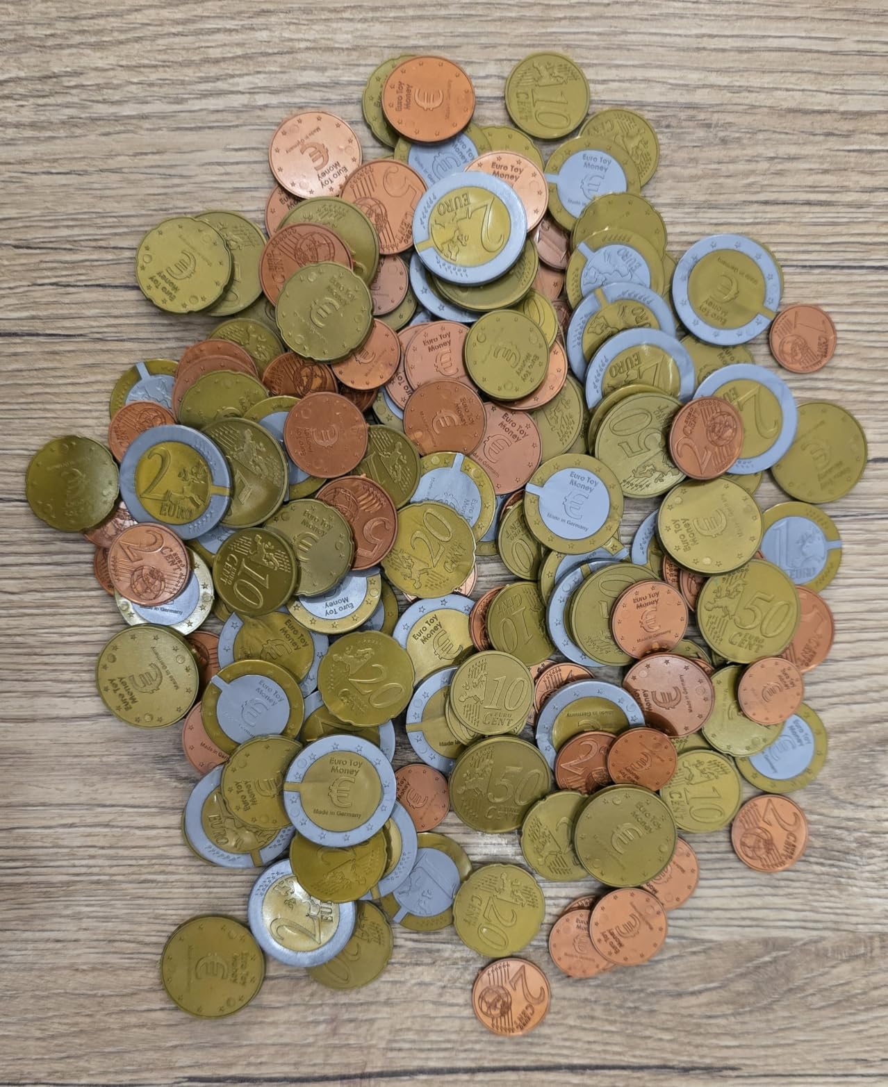Wissner Lernspiele 160 pièces euros taille réelle pour école