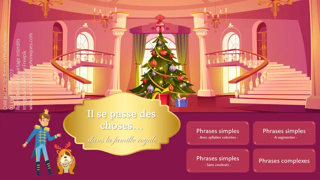 Créations orthophoniques Lecture Il se passe des choses jeu lecture hiver