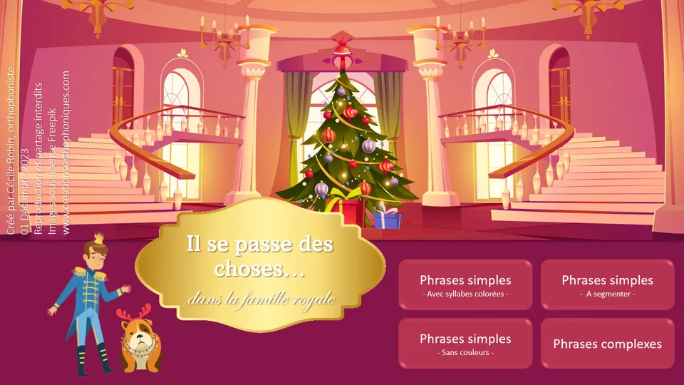 Créations orthophoniques Lecture Il se passe des choses jeu lecture hiver
