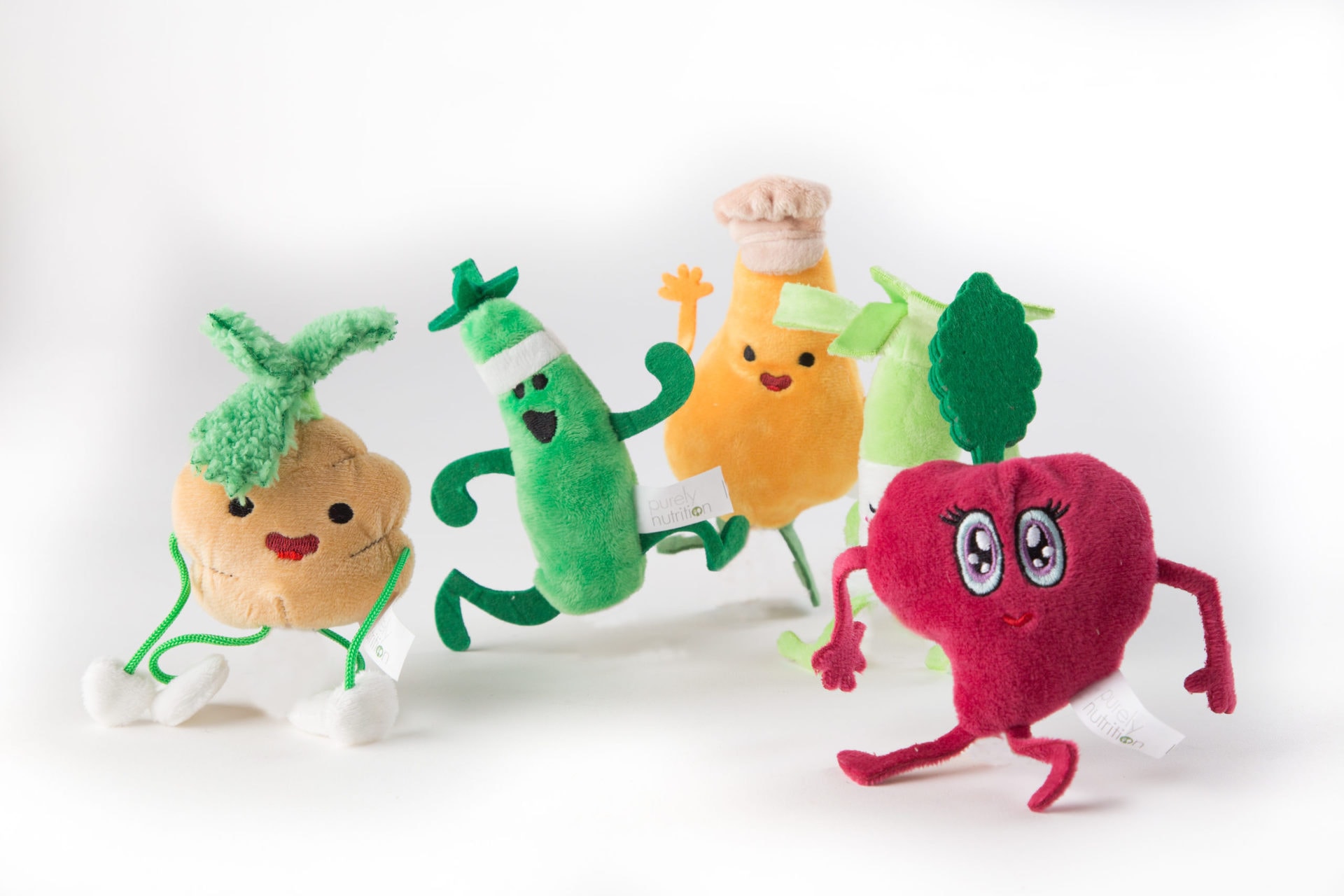 Purely Nutrition Learning Resources Marionnettes légumes 5 doigts