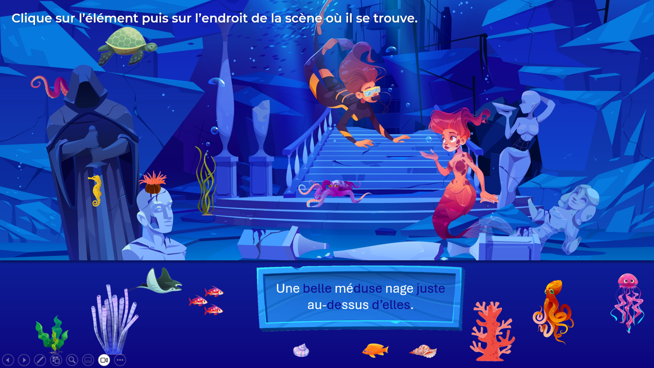 Créations orthophoniques Lecture Il se passe des choses océan