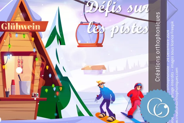 Créations orthophoniques Cognition Défis sur les pistes jeu oie