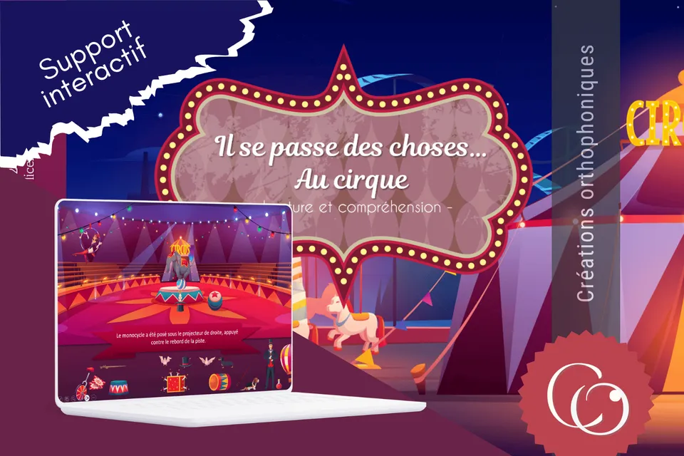 Créations orthophoniques Il se passe des choses au cirque lecture gratuit
