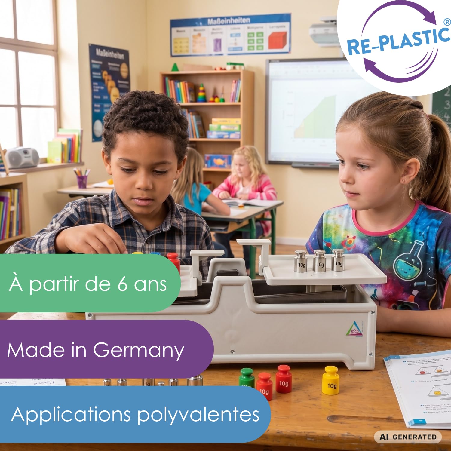 Wissner Größe & Messen balance plastique 2 kg robuste