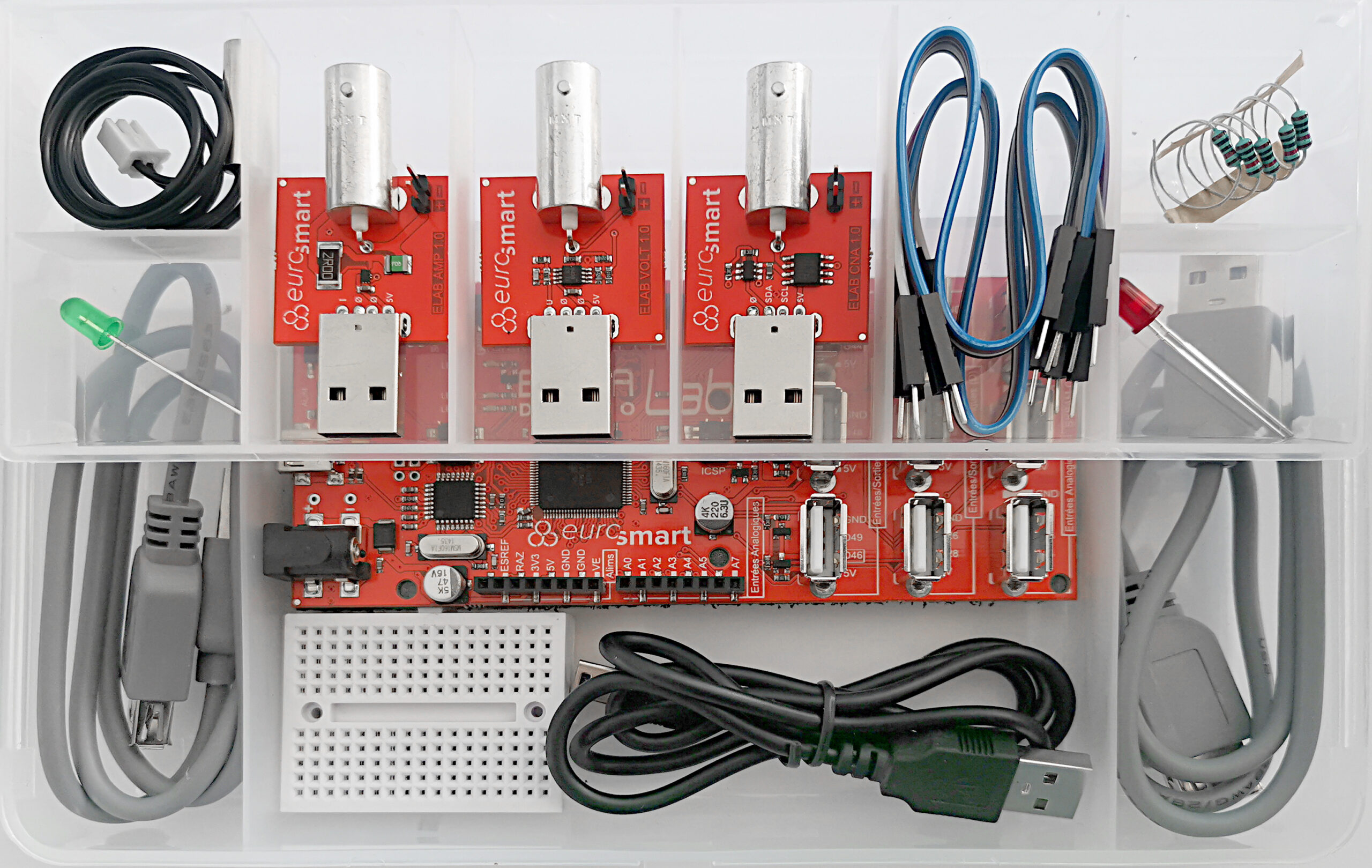 Educaduino Lab Kit mesures électriques Terminale + platine