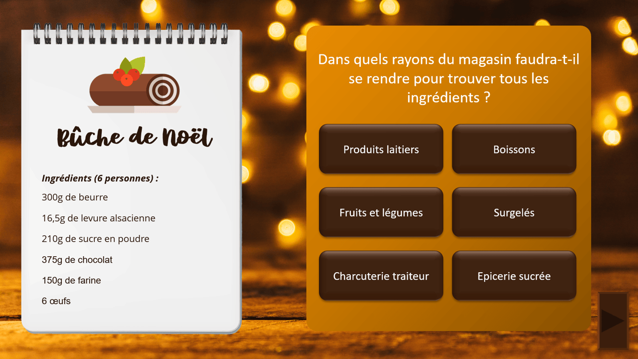 Créations orthophoniques Fonctions exécutives La bûche de Noël adulte
