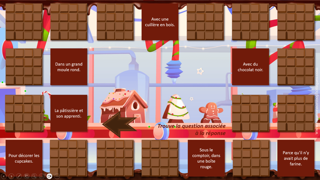 Créations orthophoniques La course au chocolat jeu de l'oie 6 épreuves