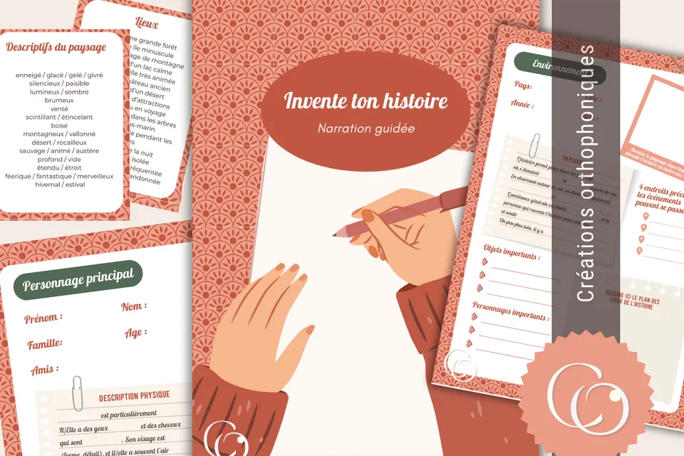 Créations orthophoniques Langage oral Invente ton histoire 18 cartes