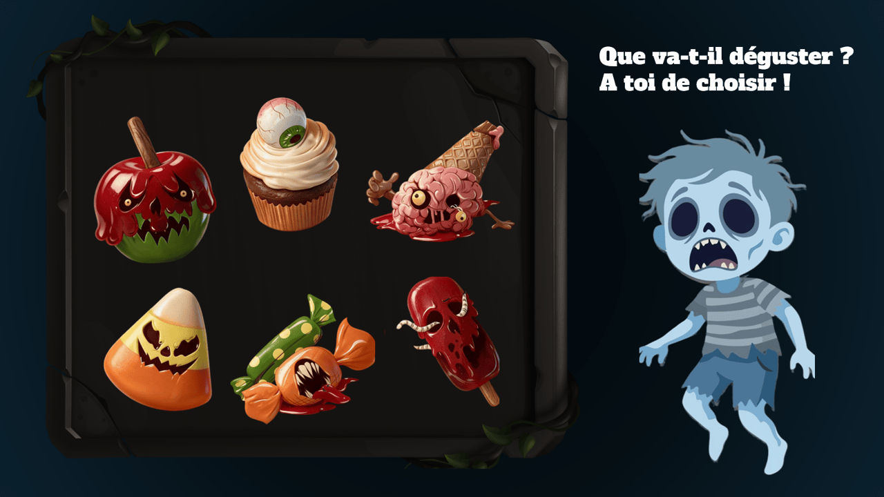 Créations orthophoniques Cognition Gare aux zombies Jeu de l'oie interactif PPT