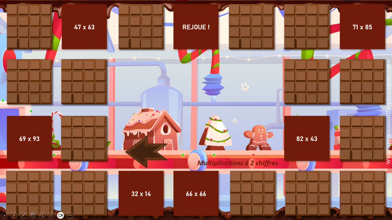 Créations orthophoniques La course au chocolat jeu de l'oie 6 épreuves