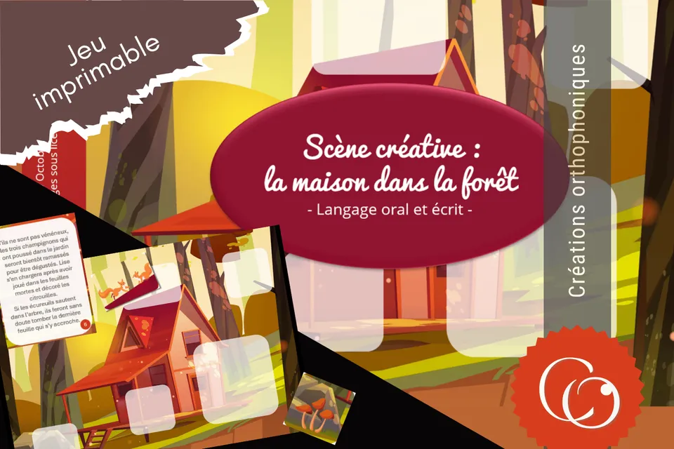 Créations orthophoniques Langage oral Scène créative maison forêt PDF