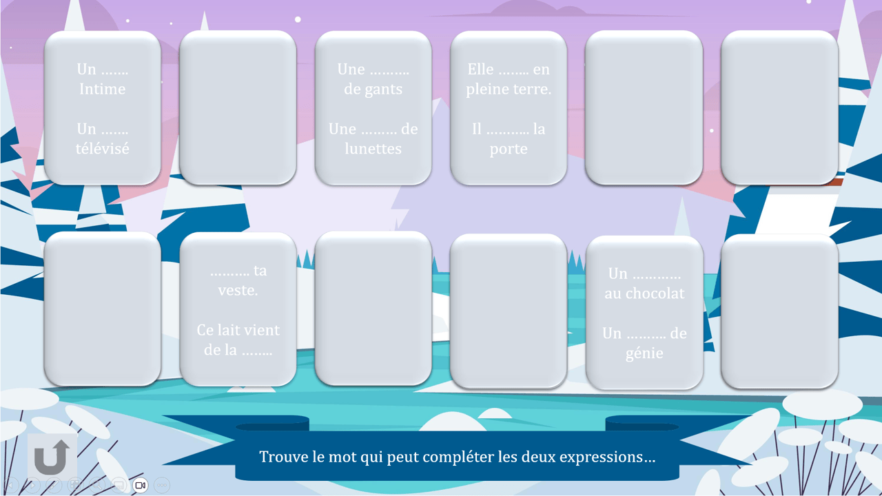 Créations orthophoniques Langage oral Mots divers jeu polysémie PowerPoint